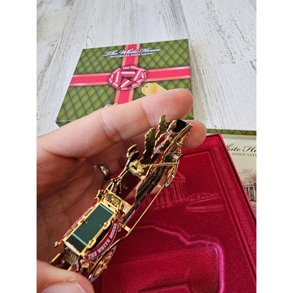 White House Howard Taft 2012 car metal ornament Xmas tree automobile Americana p - Picture 8 of 12